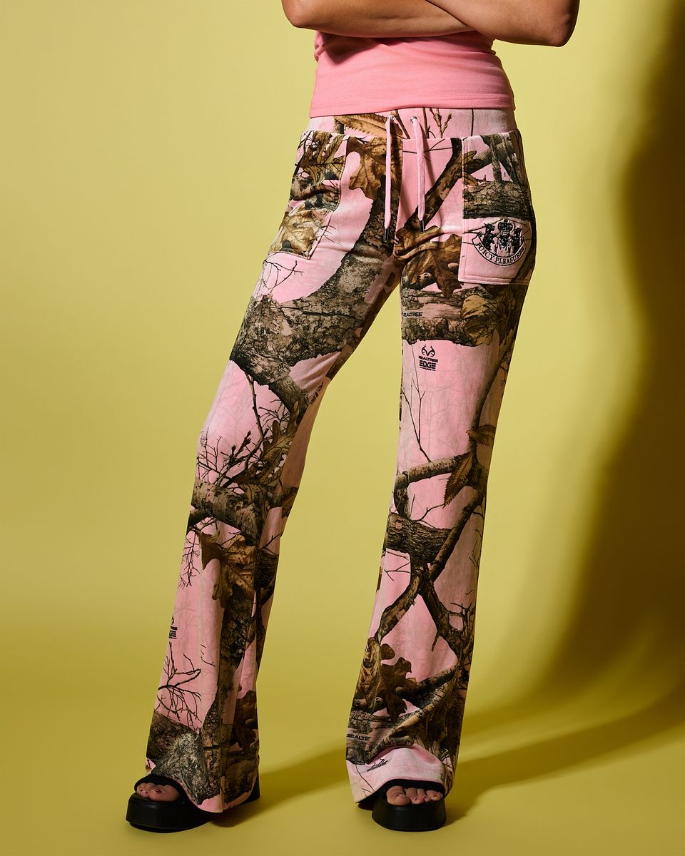 PLEASURES x Juicy Couture Realtree Velour Layla Track Pants