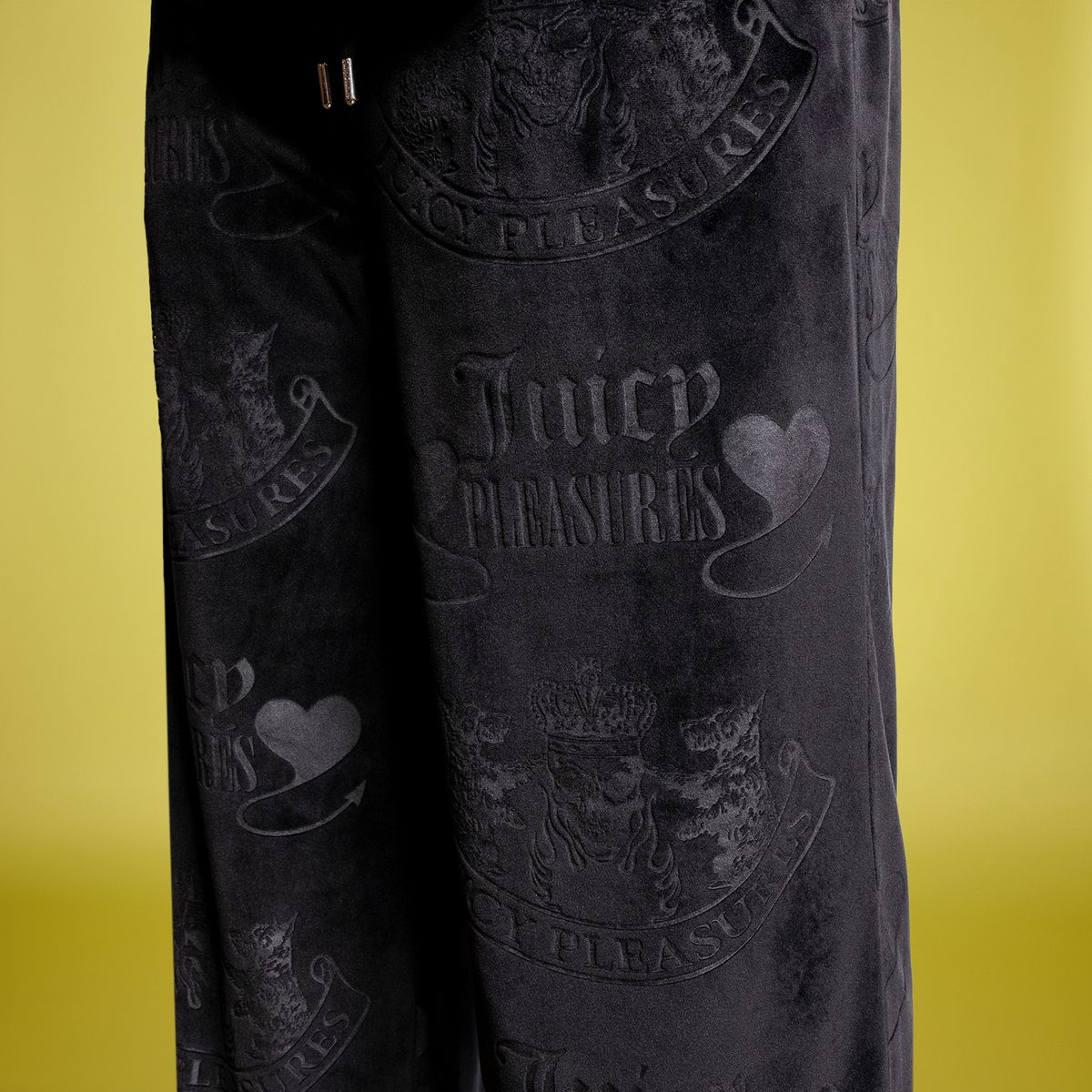 PLEASURES x Juicy Couture Crest Velour Track Pants