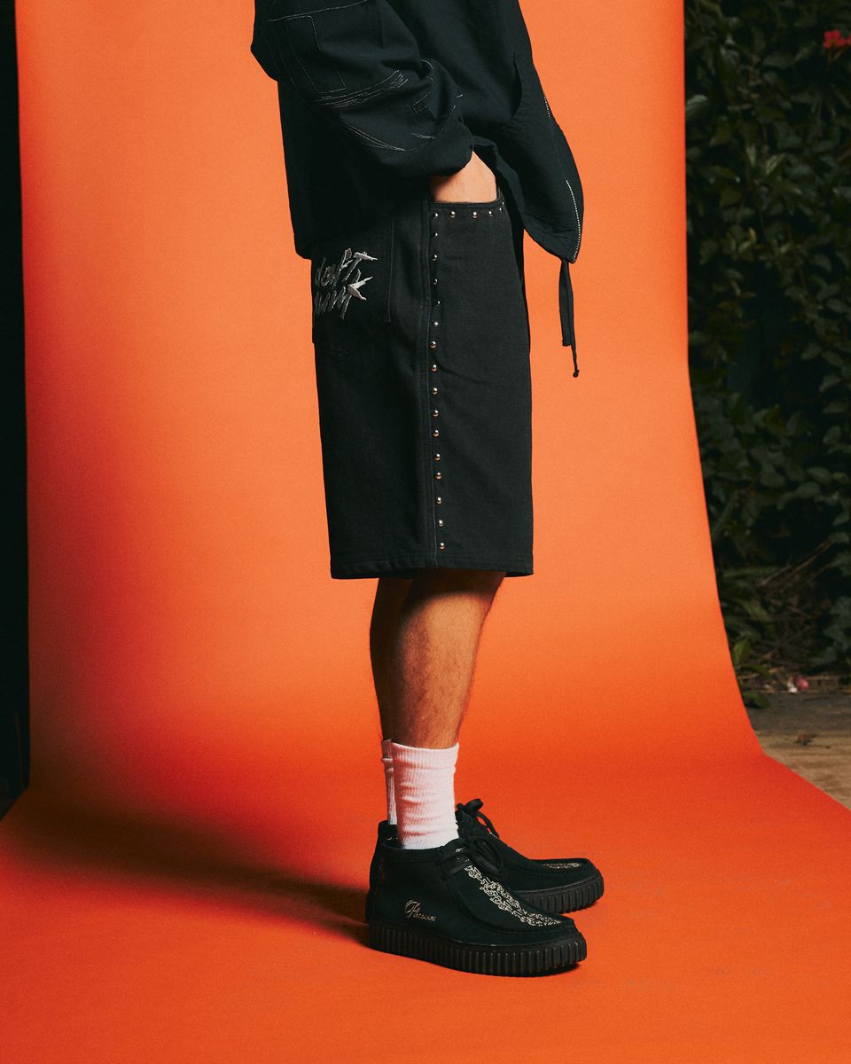 PLEASURES x Daft Punk Lucky Studded Jorts