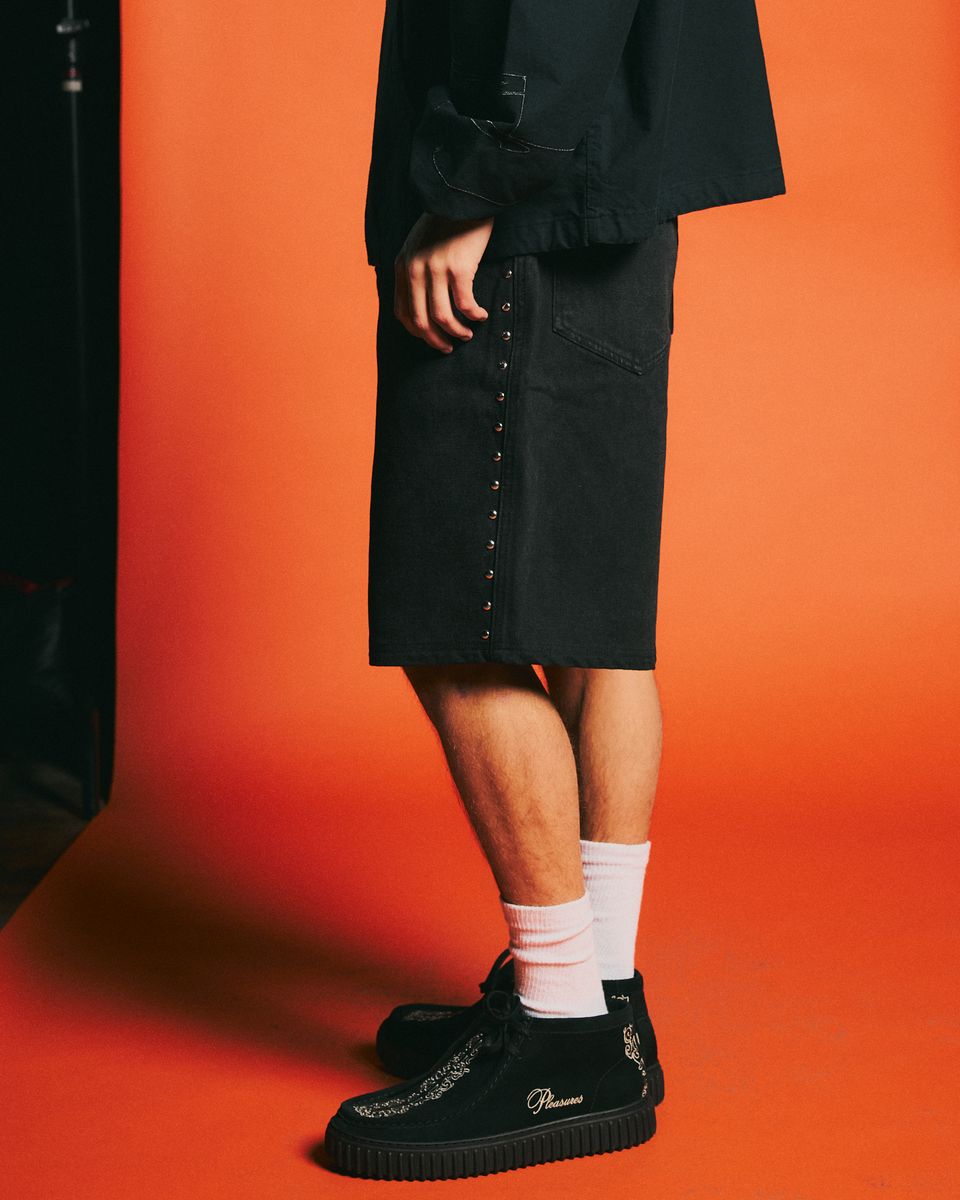 PLEASURES x Daft Punk Lucky Studded Jorts