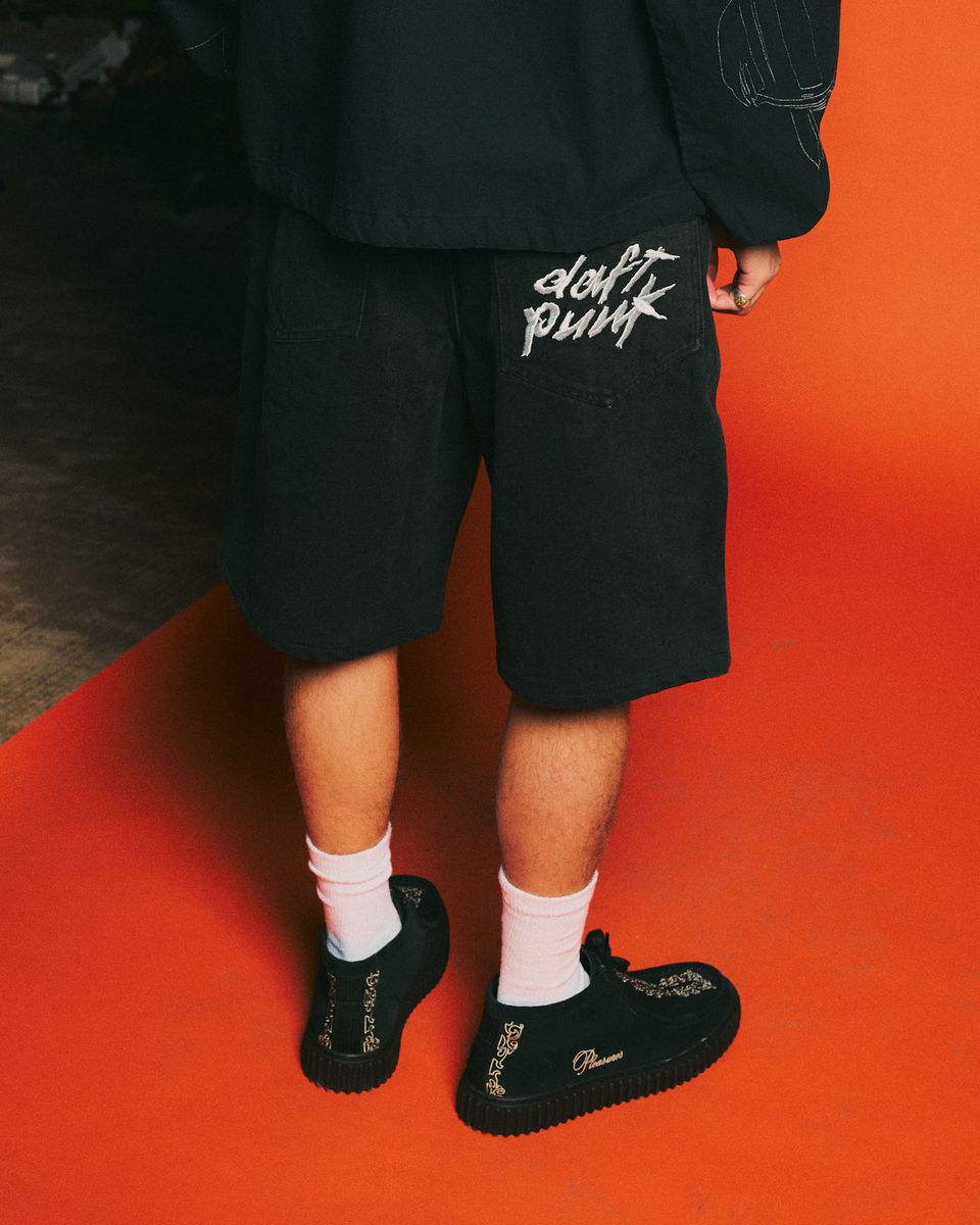 PLEASURES x Daft Punk Lucky Studded Jorts