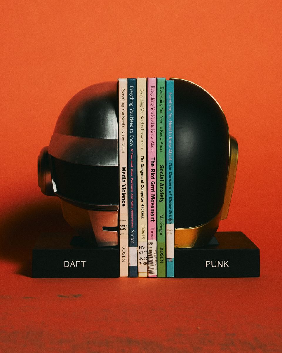 PLEASURES x Daft Punk Helmets Bookend