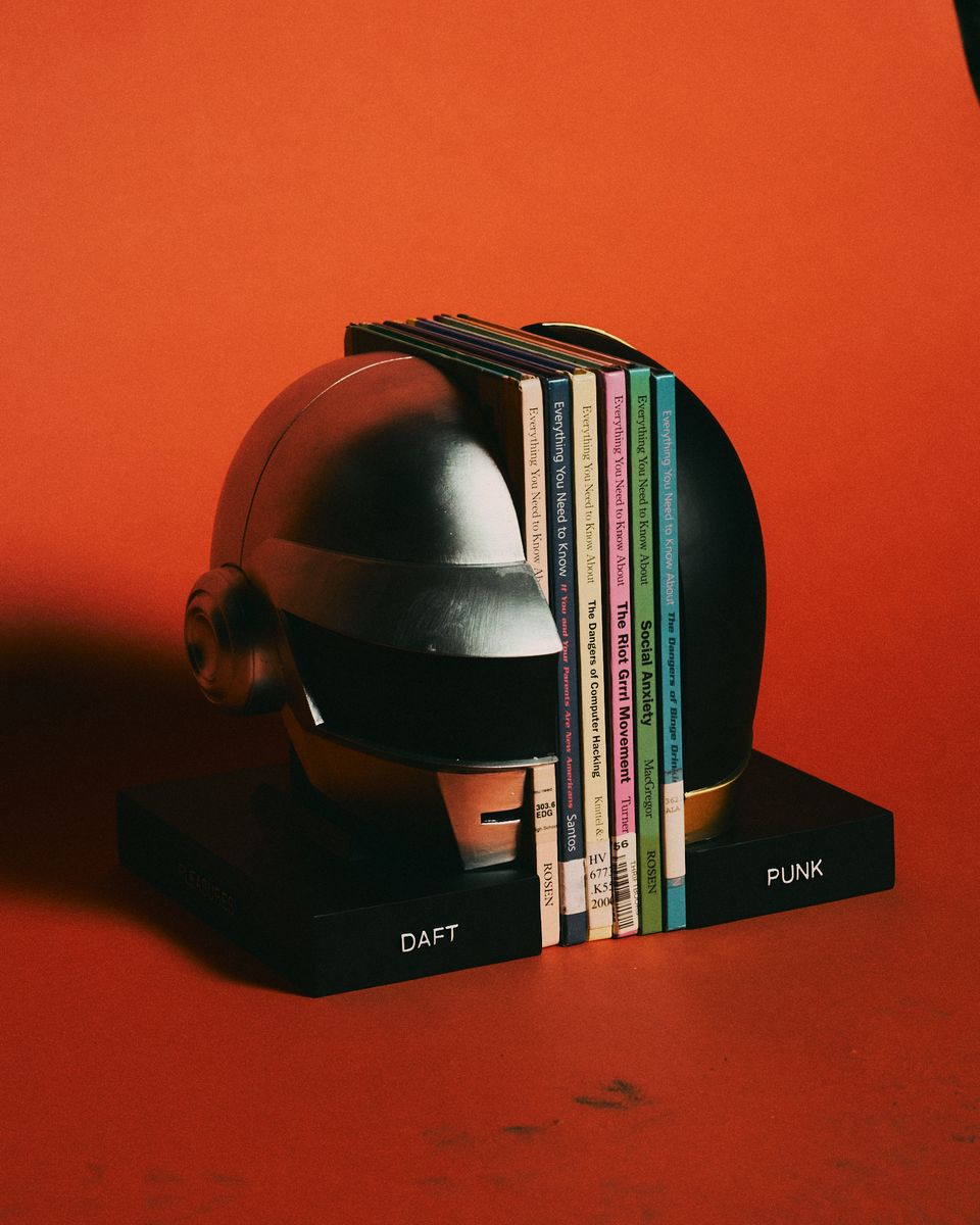 PLEASURES x Daft Punk Helmets Bookend