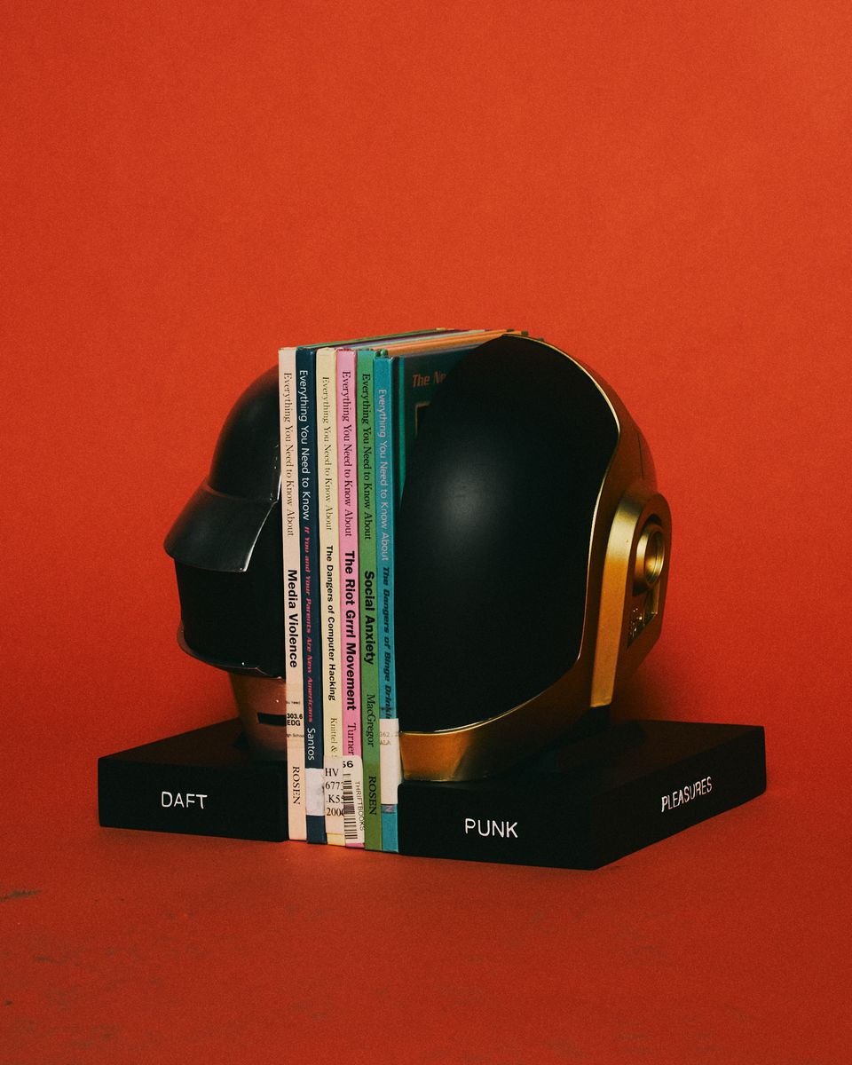 PLEASURES x Daft Punk Helmets Bookend