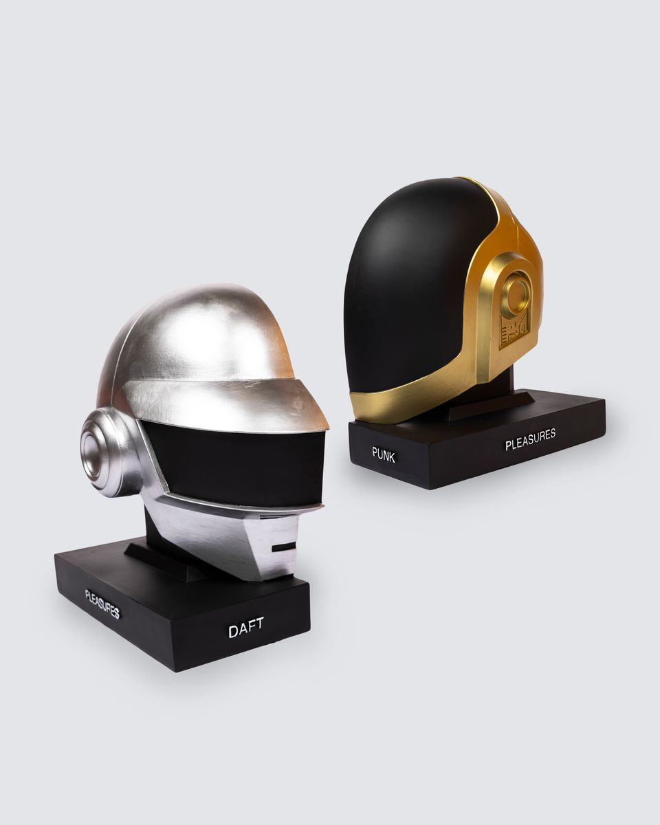 PLEASURES x Daft Punk Helmets Bookend