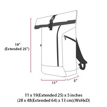 Manhattan Portage Reflective Pace Backpack Version 2