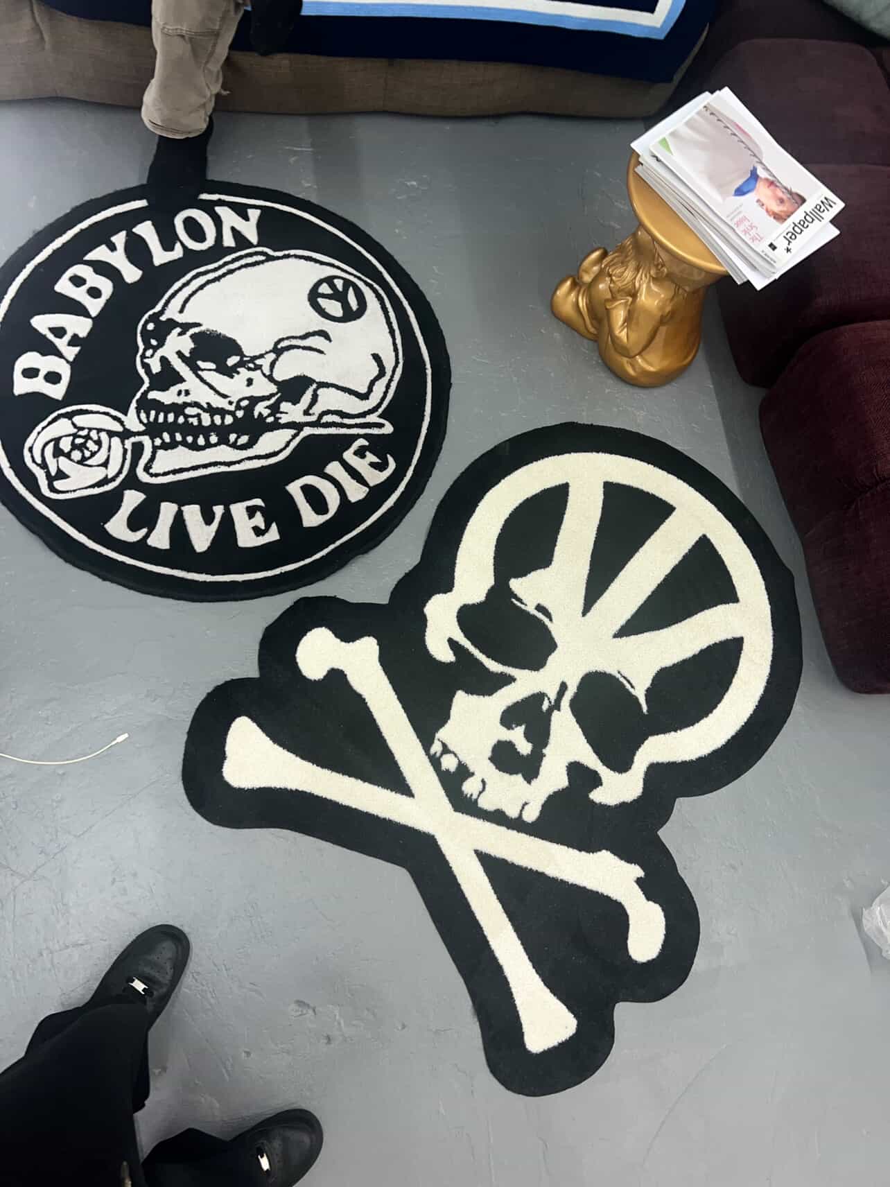 Babylon Cross Bone Rug