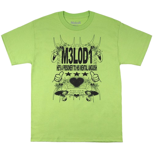EC Melodi Mental Anguish Tee Neon Green