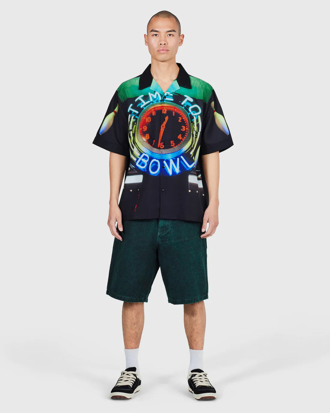 PLEASURES Time Bowling Button Up