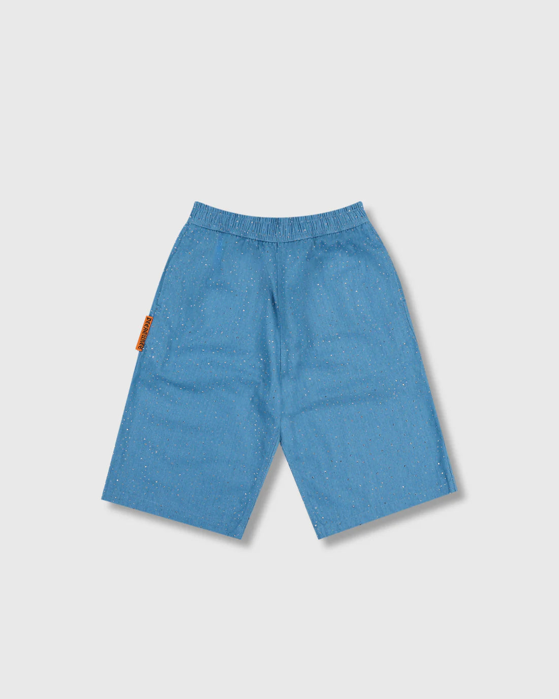 PLEASURES Glitter Baggy Denim Shorts