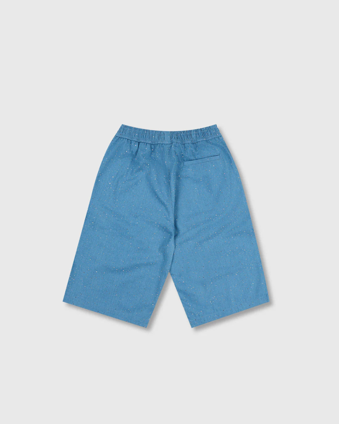 PLEASURES Glitter Baggy Denim Shorts