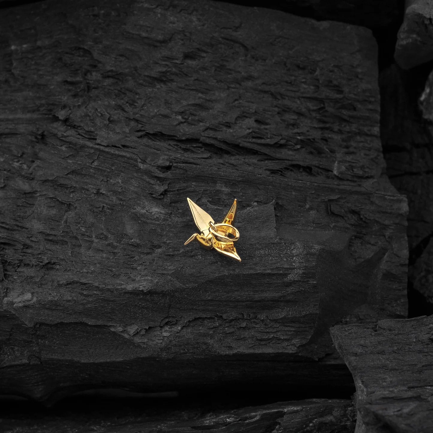 Tachibana.co Gold Origami Crane Amulet