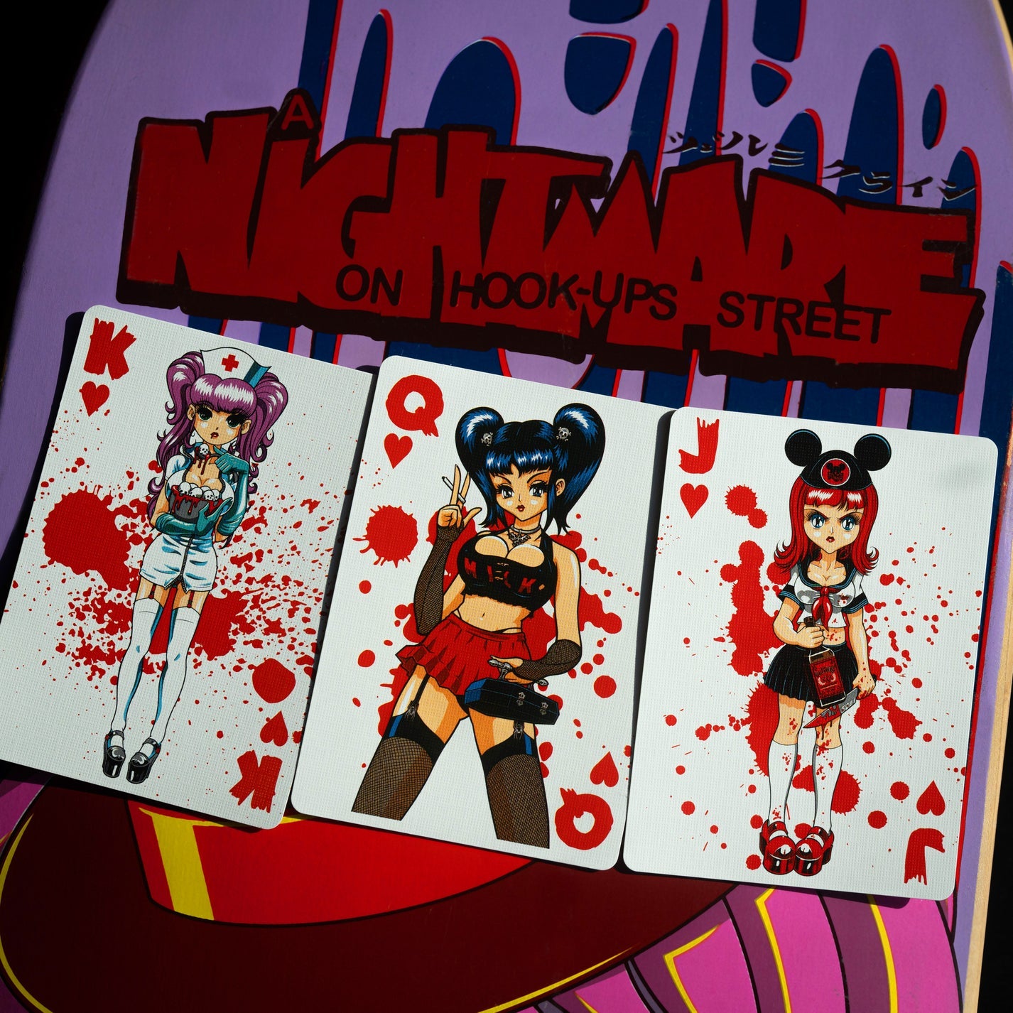 Nightmare on Hook-ups Street Playing Cards