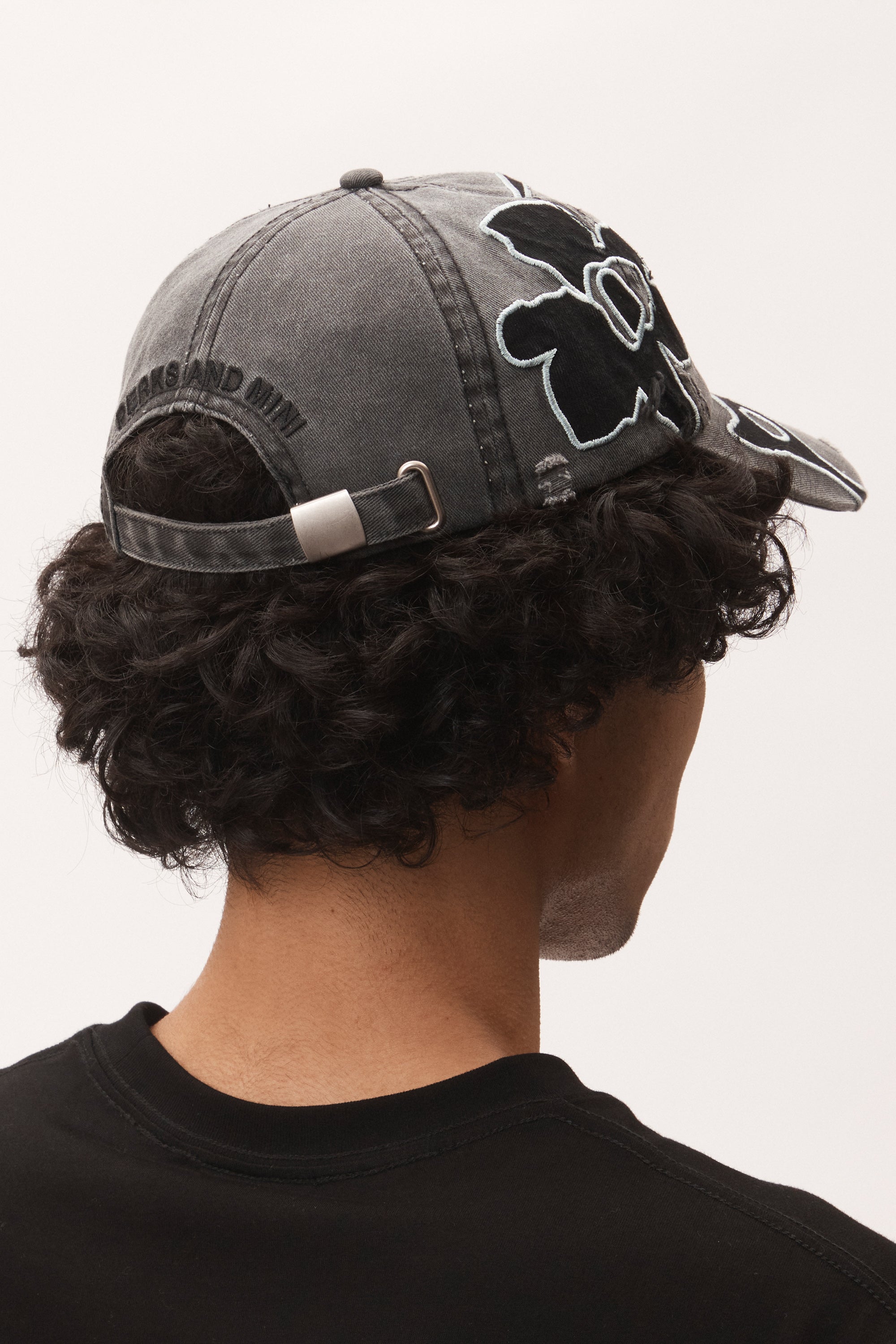 PAM Locke Denim Applique Baseball Cap