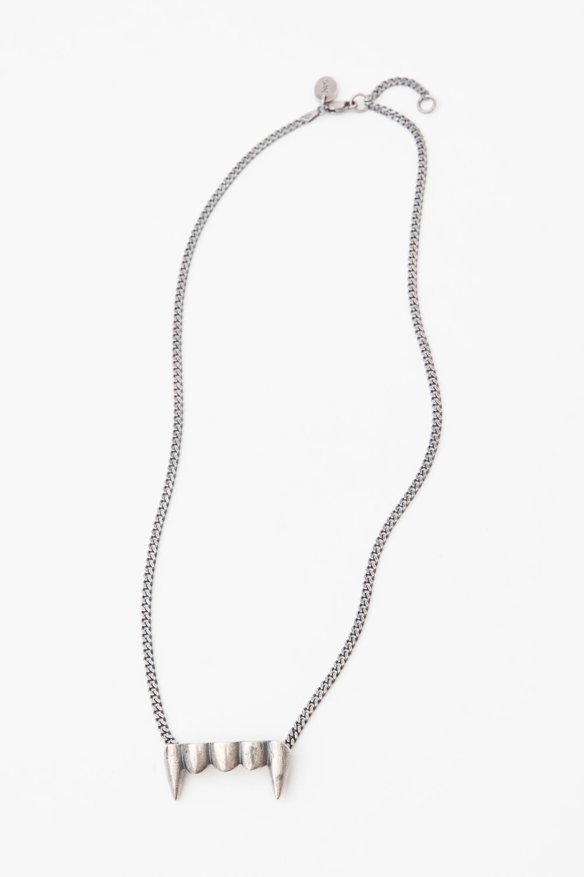 PAM Fangz Necklace Oxidised Silver CPL