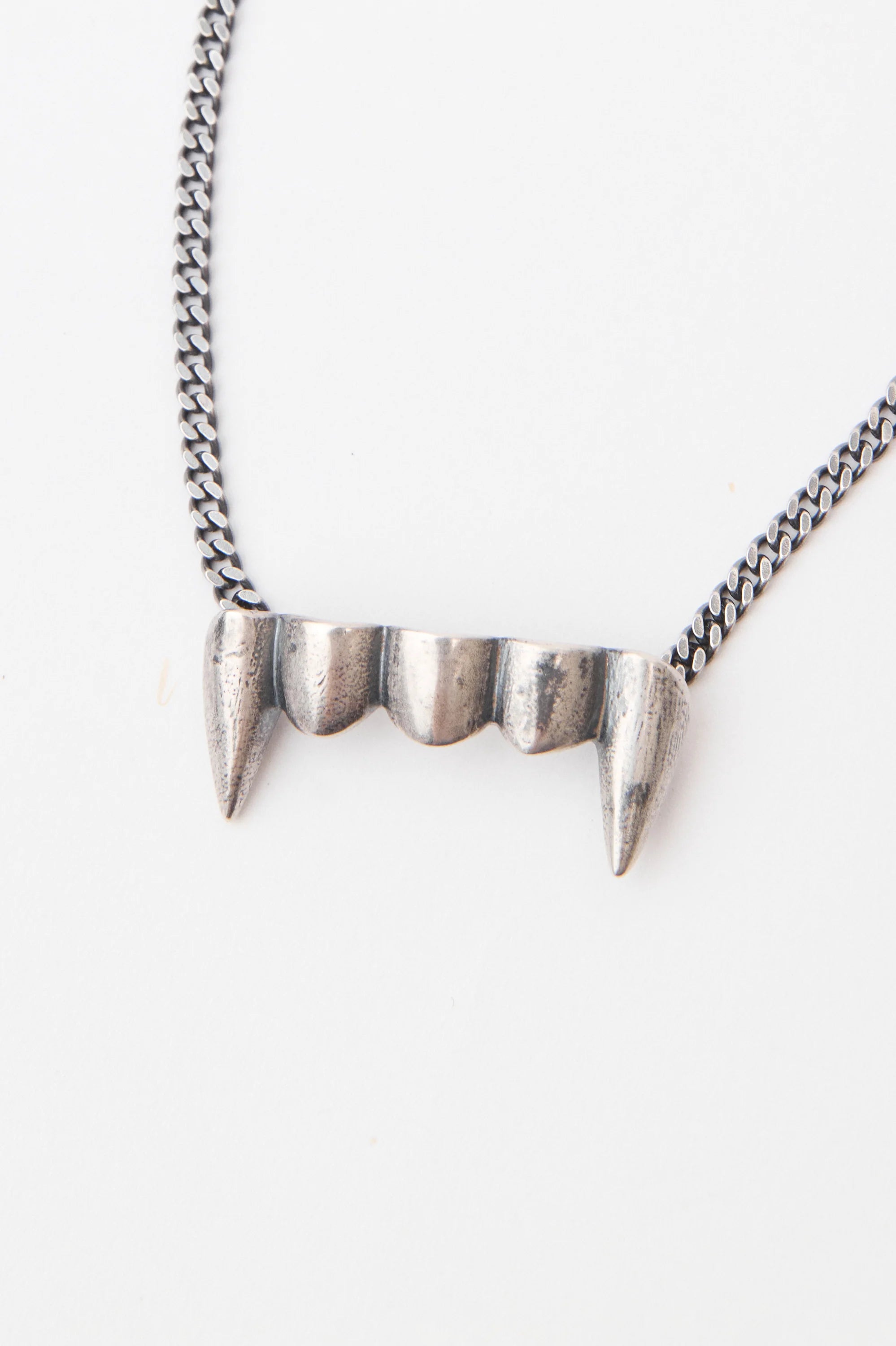 PAM Fangz Necklace Oxidised Silver CPL
