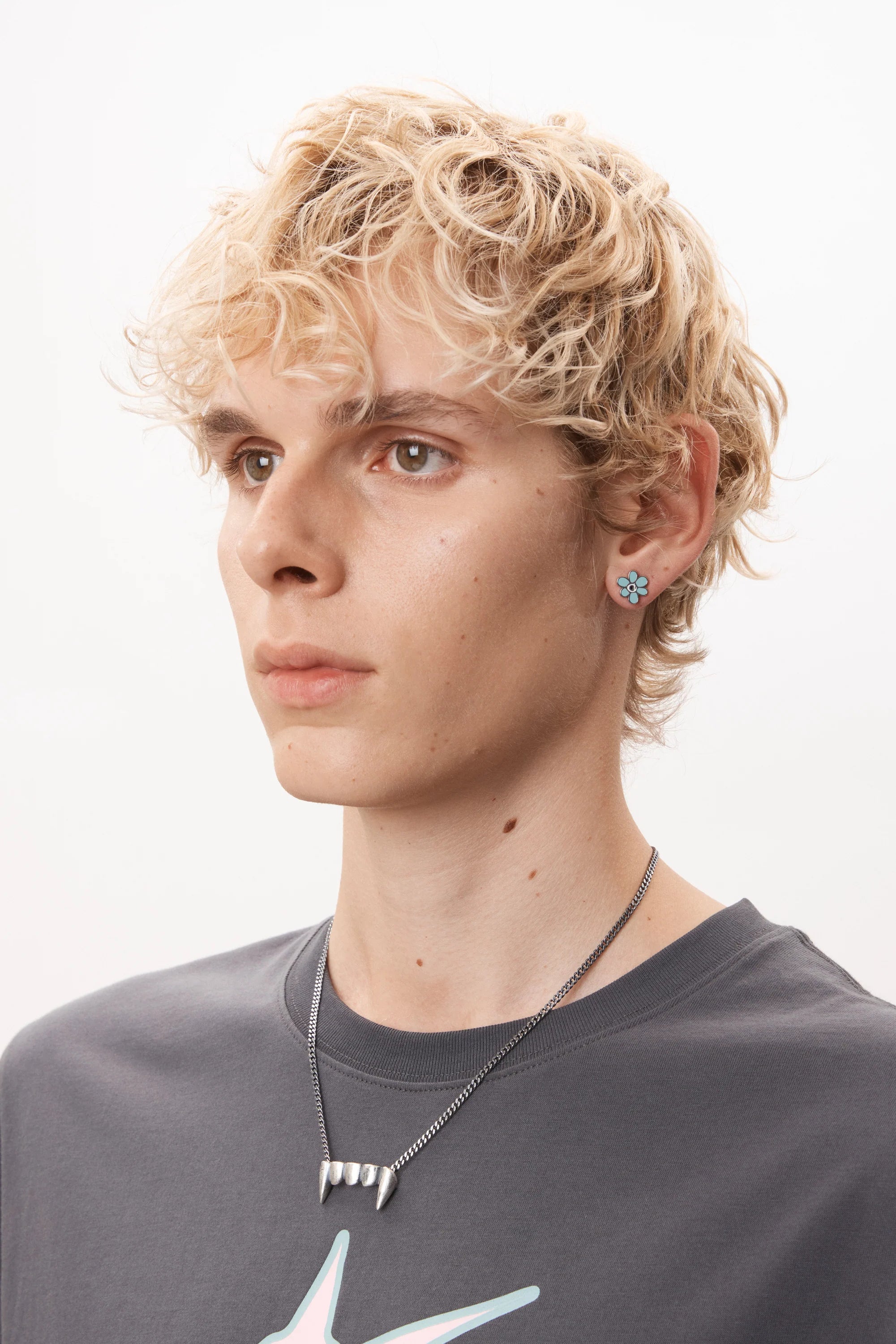 PAM Fangz Necklace Oxidised Silver CPL