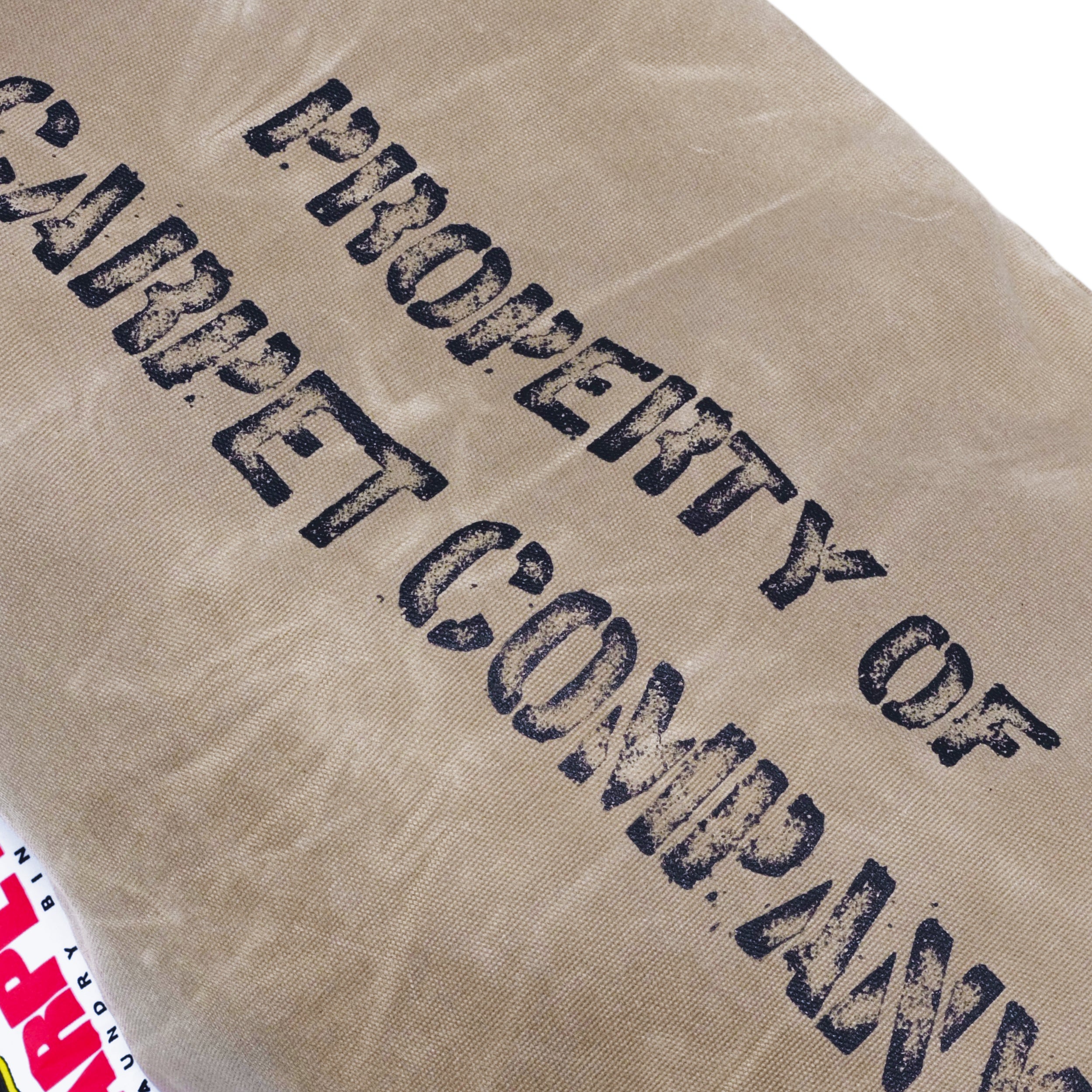 Carpet Canvas Laundry Bag