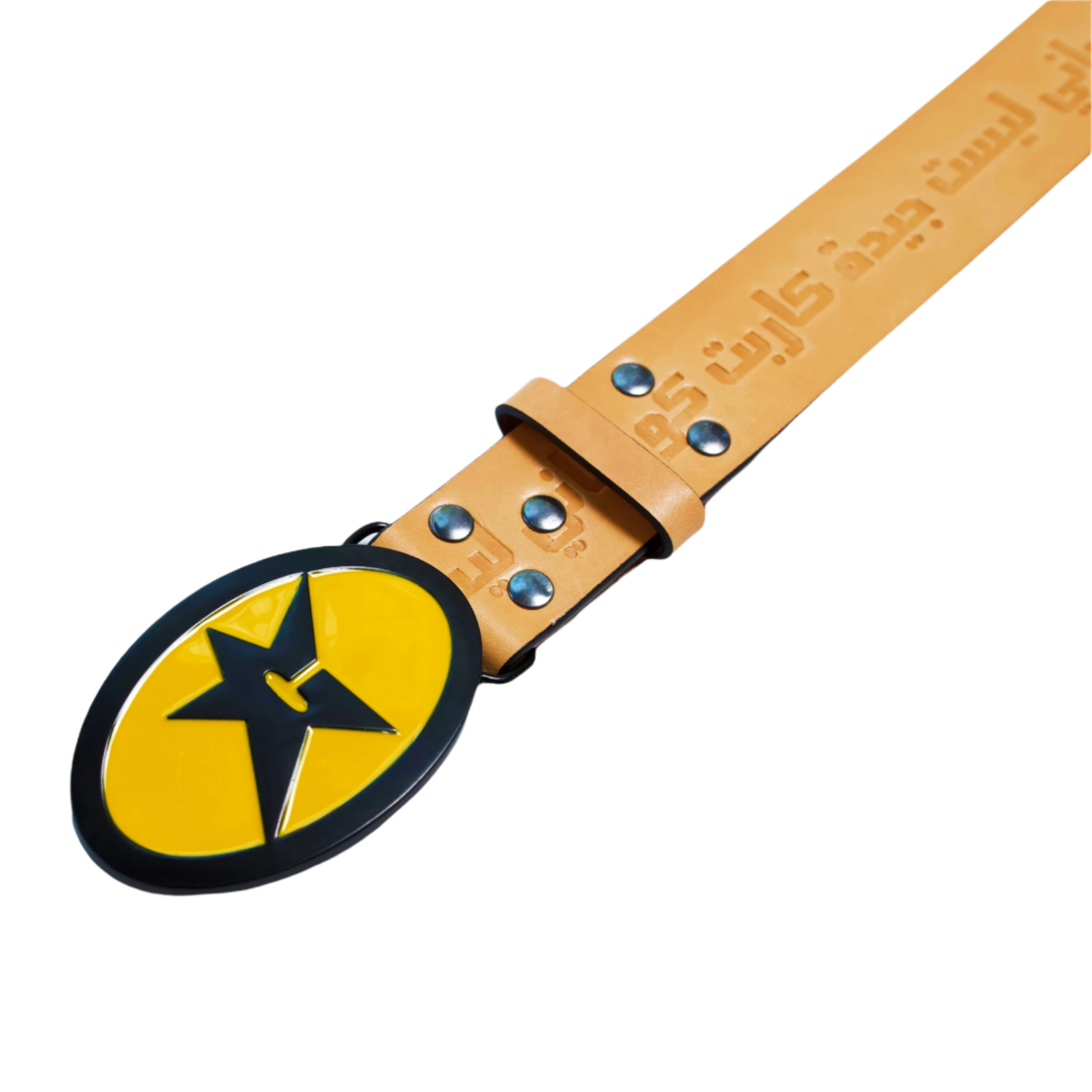 Carpet Leather Belt | Tan