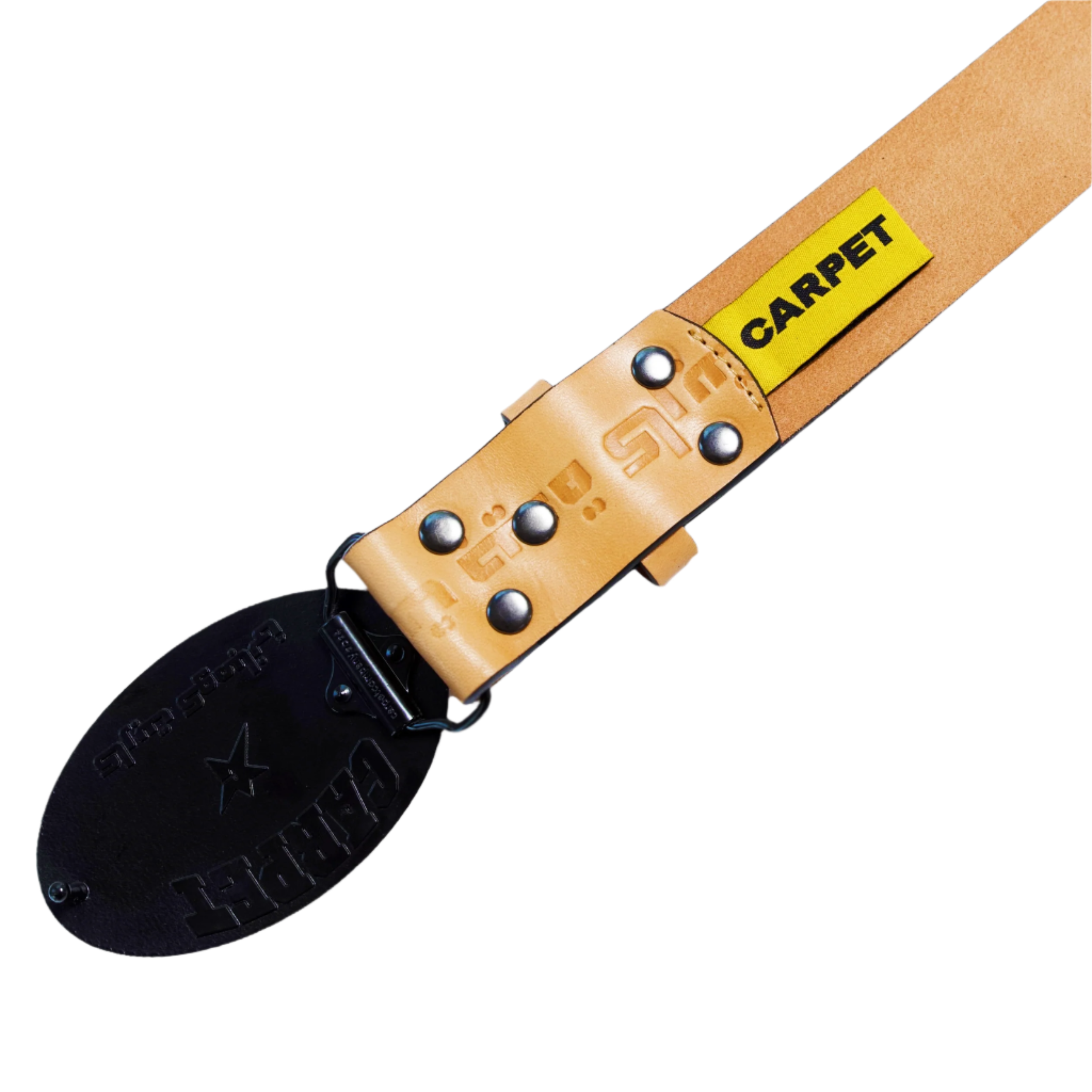 Carpet Leather Belt | Tan