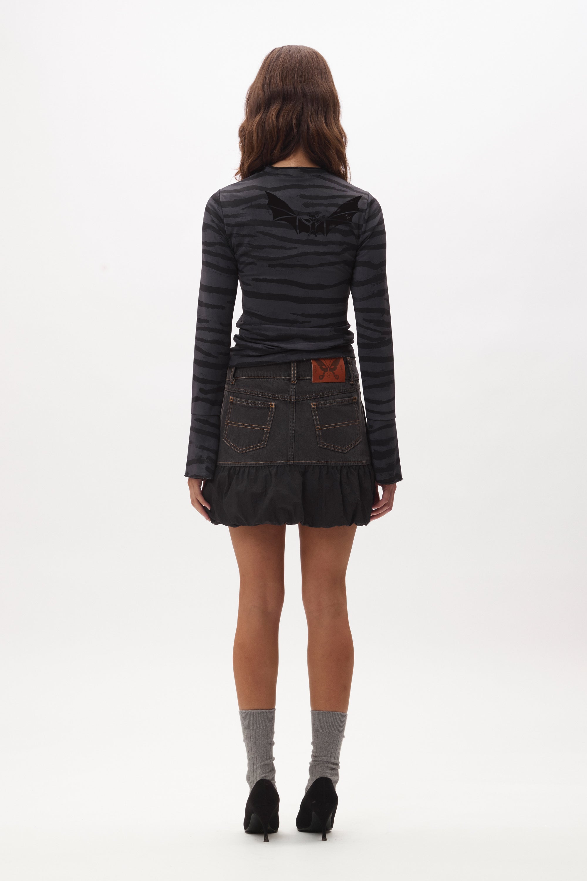 PAM Ursula K Denim Bubble Skirt