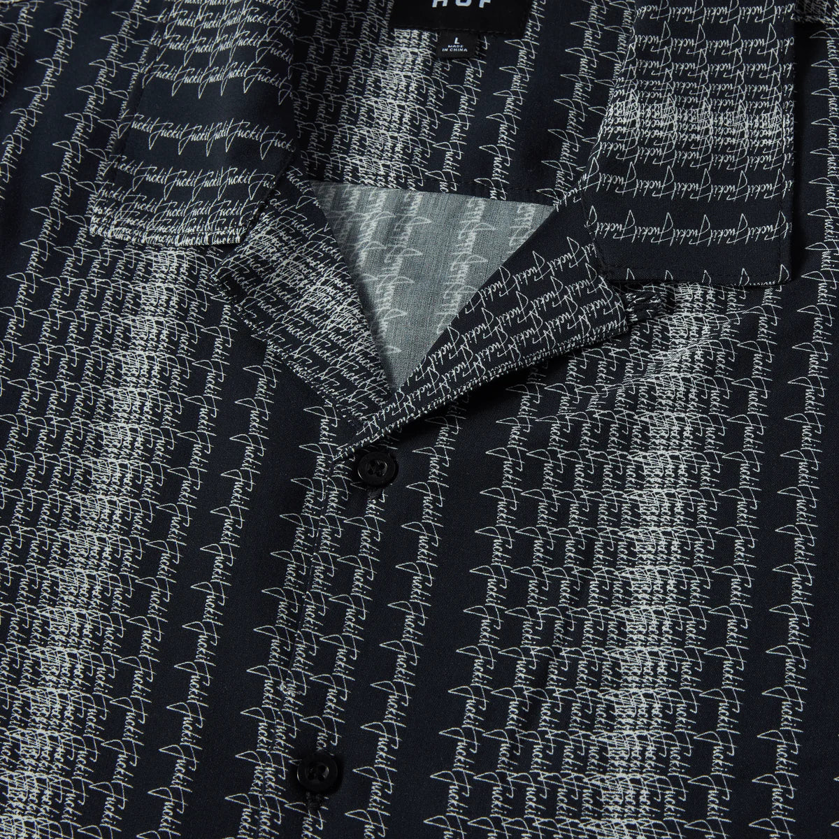 HUF Script Stripe Resort Shirt