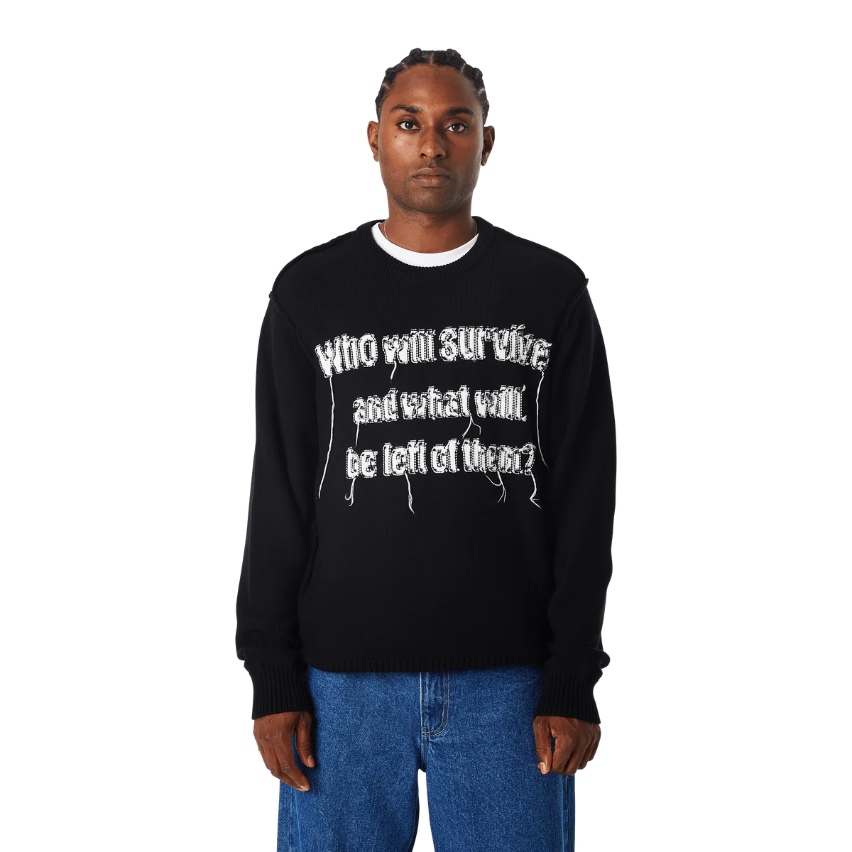 HUF x The Texas Chainsaw Massacre Survive Cable Knit Sweater