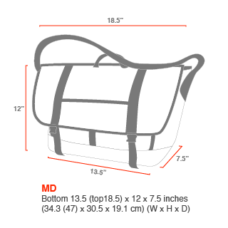 Manhattan Portage Bike Messenger Bag (MD)