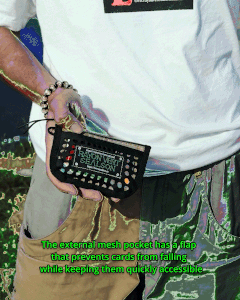 Sealson & Rayon Vert Mesh Wallet