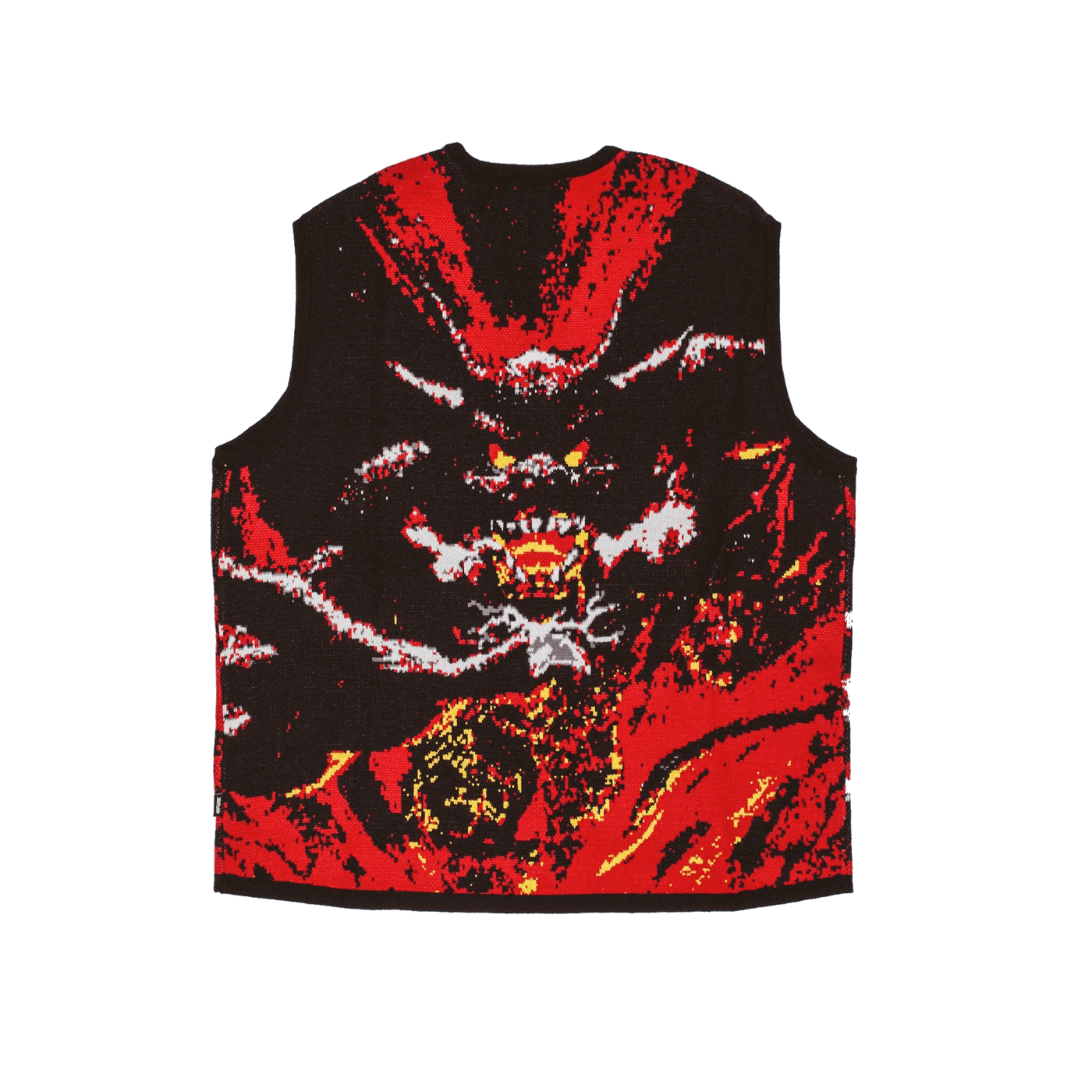 FA Better Half Knitted Utility Vest AOP