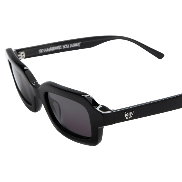 iggy x Crap Eyewear The Lucid Blur | Black Bio/Grey