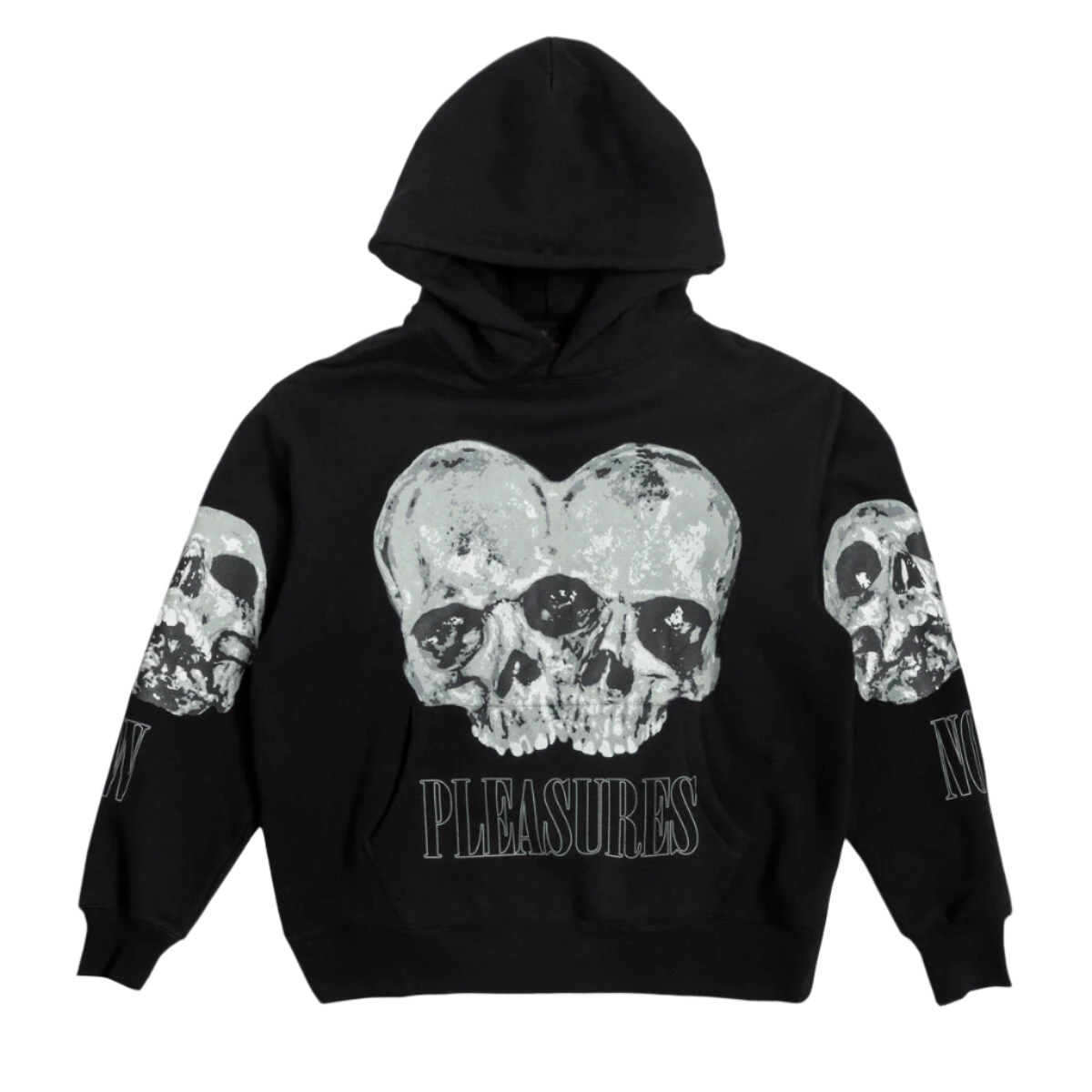 PLEASURES Double Skull Hoodie