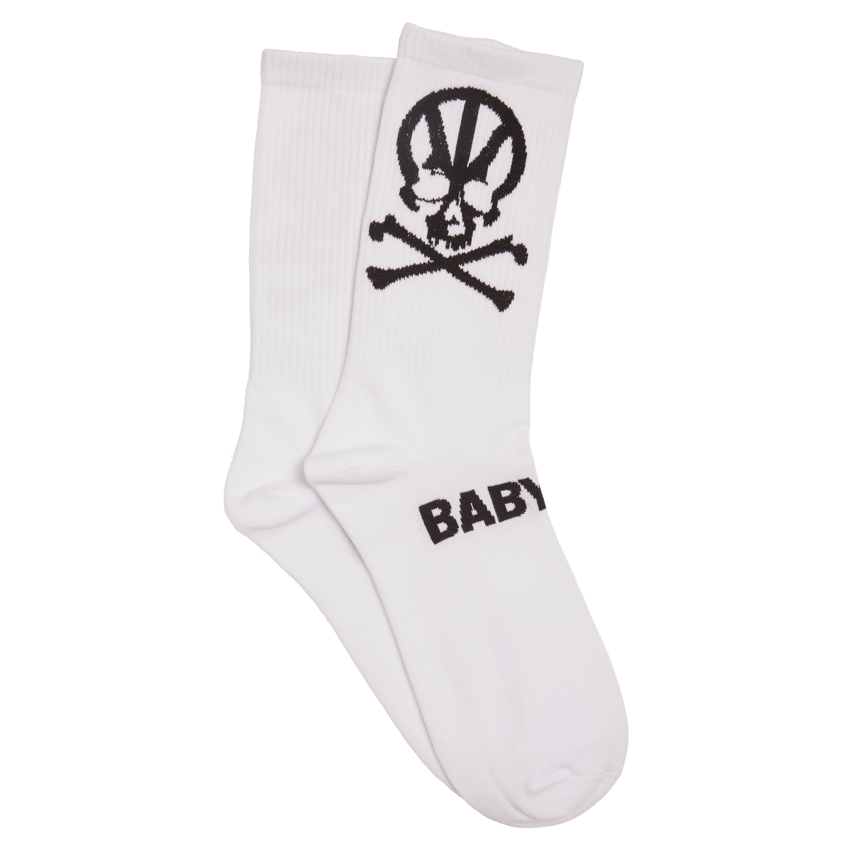 Babylon Cross Bone Socks [White]