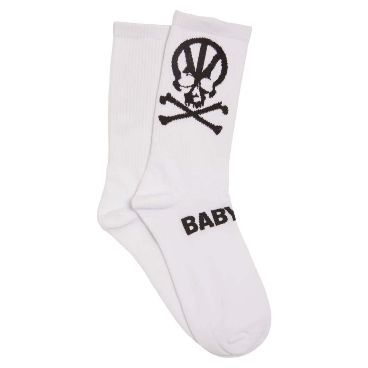 Babylon Cross Bone Socks [White]