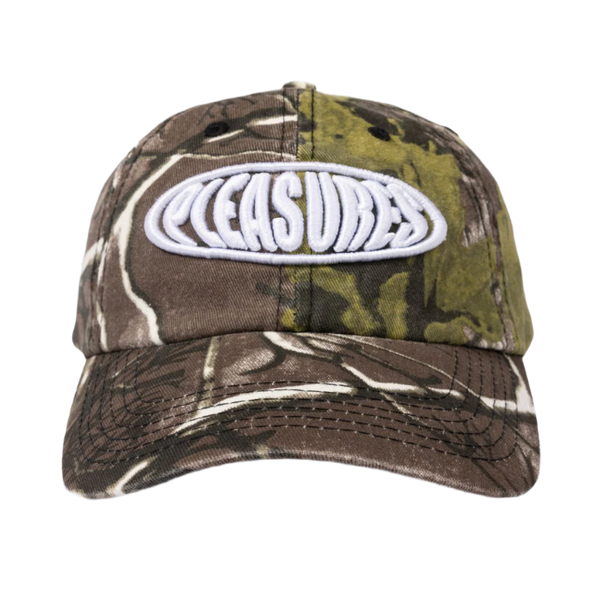 PLEASURES Bubble Logo Polo Cap [Camo]
