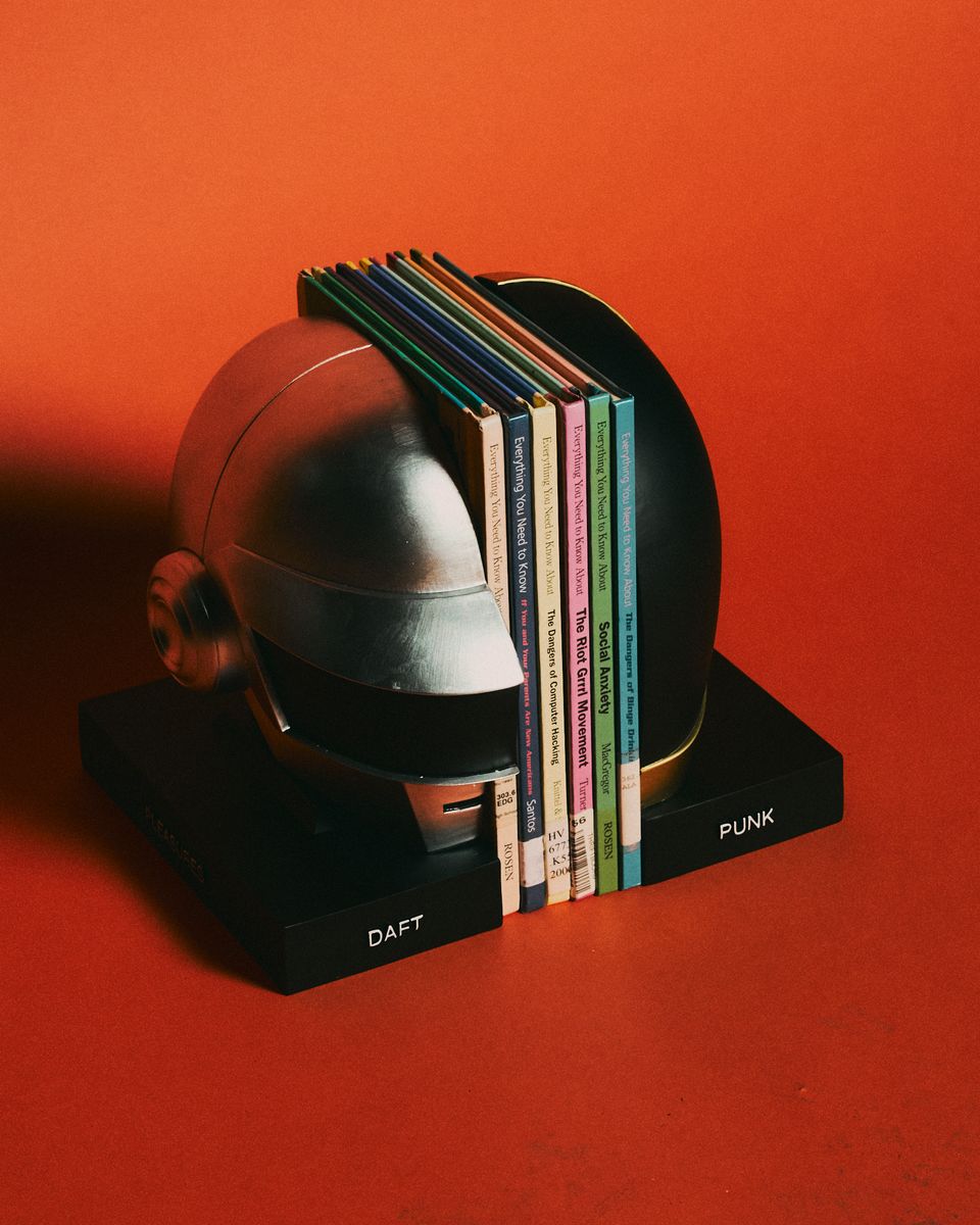 PLEASURES x Daft Punk Helmets Bookend