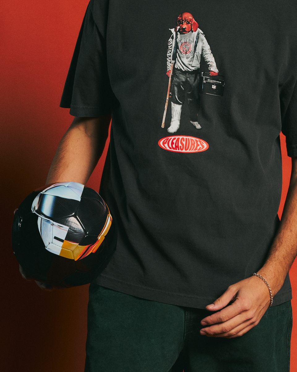 PLEASURES x Daft Punk Helmets Soccer Ball