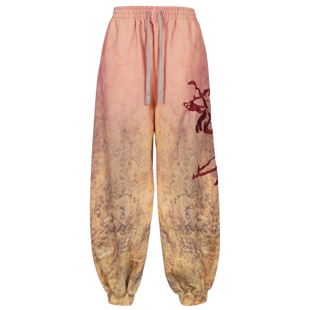 GB MOUTH Nature Camo "霧鷺" Cotton Fleece Sweat Pants [Pink]