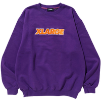 XLARGE JP Logo Crewneck | Purple