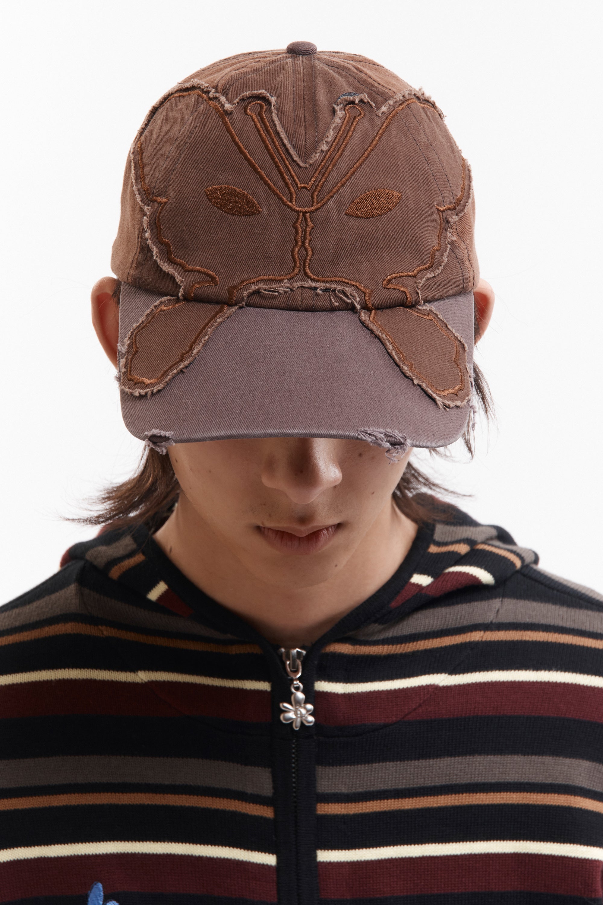 PAM AW26 ALIEN BUTTERFLY TONAL BASEBALL CAP