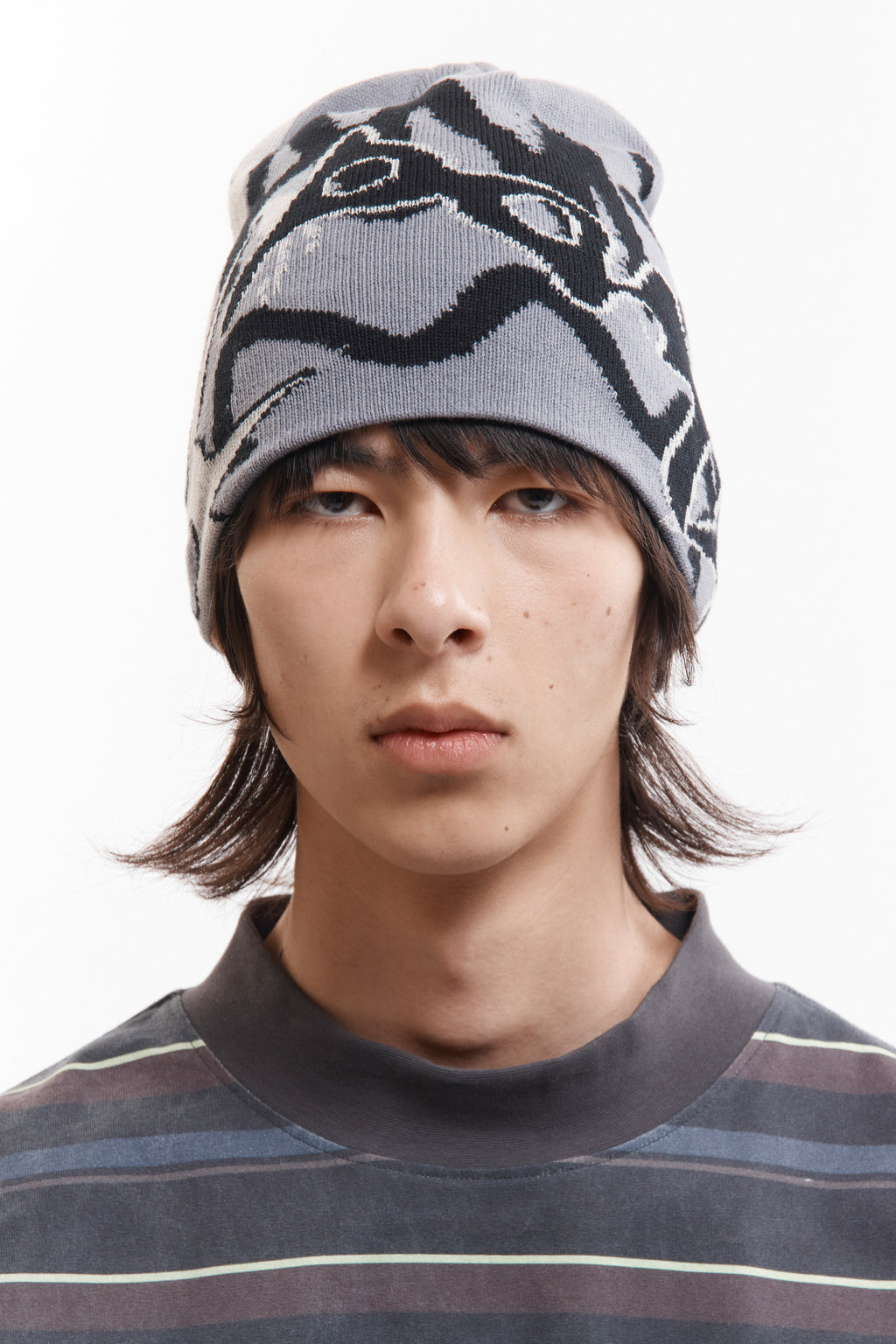 PAM AW26 URCHIN BEANIE - GREY