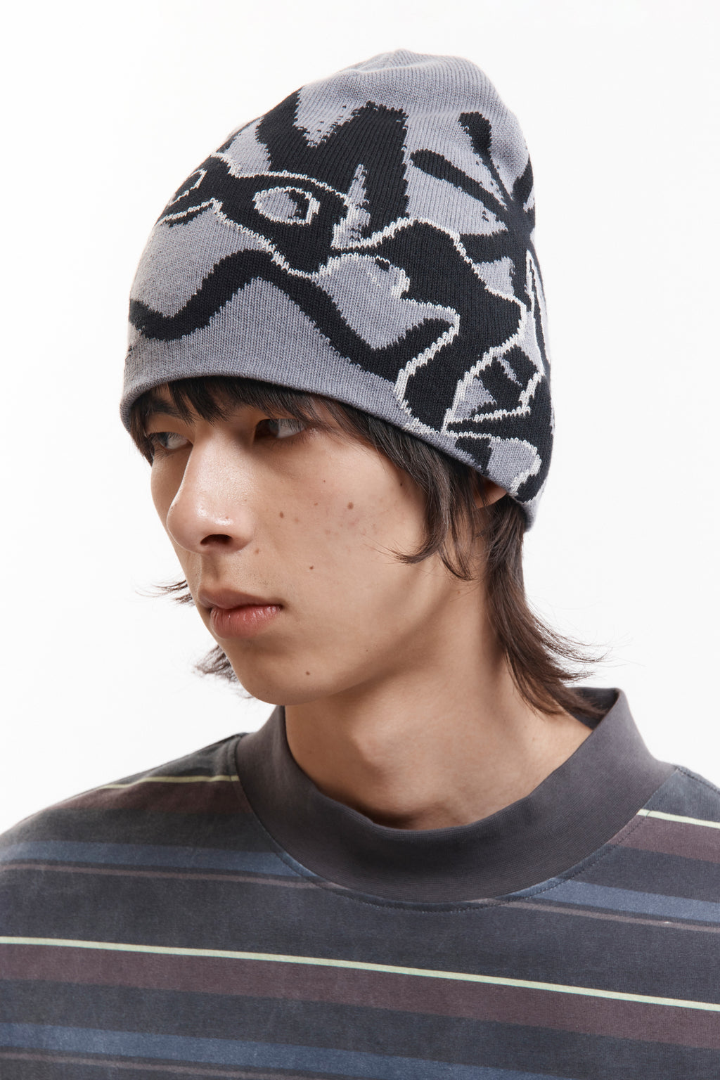 PAM AW26 URCHIN BEANIE - GREY