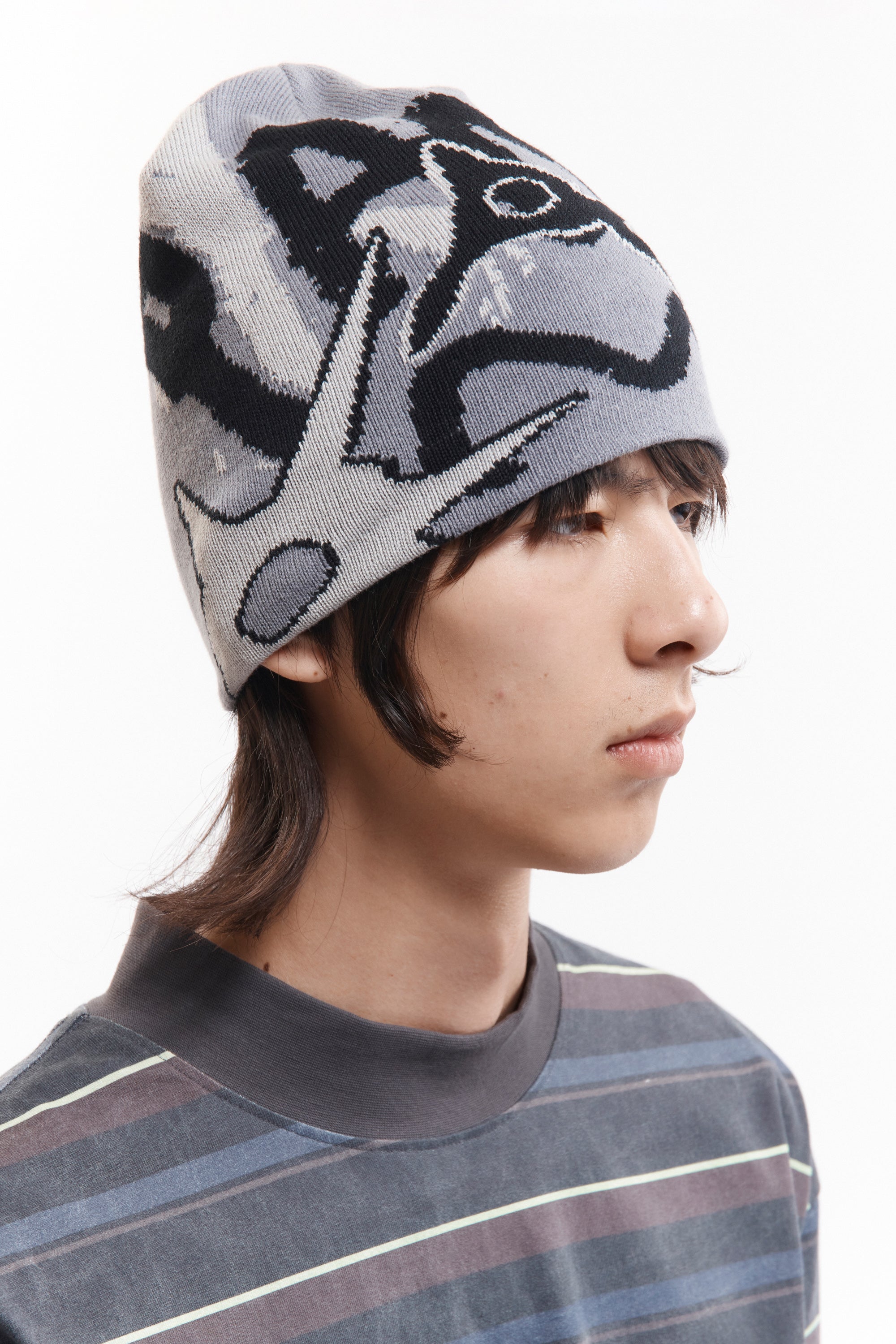 PAM AW26 URCHIN BEANIE - GREY