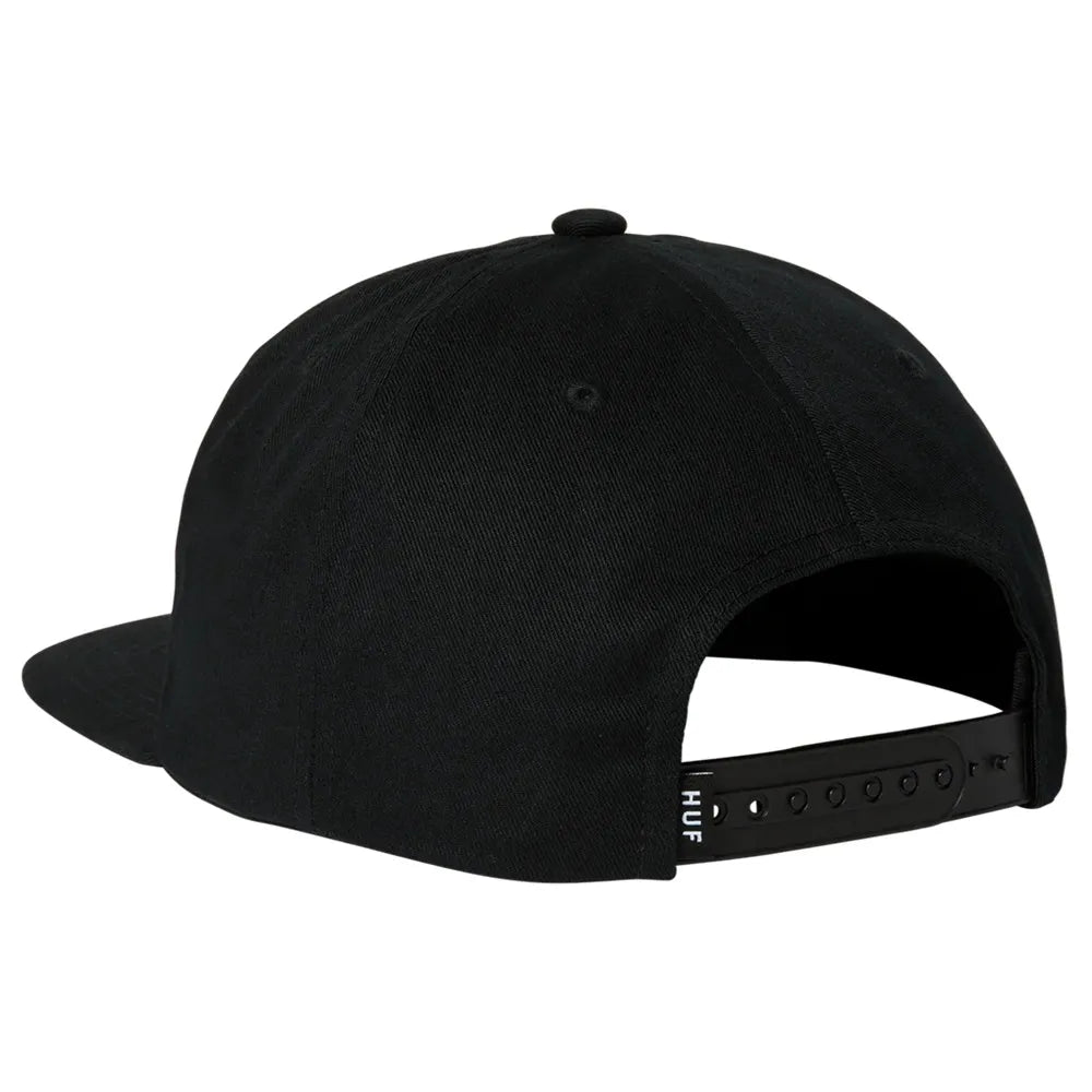 HUF Set Box Black Snapback Hat