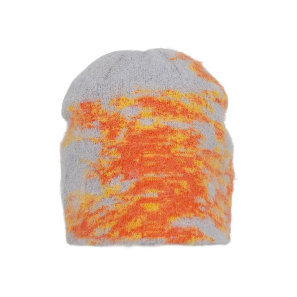 GB MOUTH Pulse "脈" Mohair Knit Beanie [Grey]