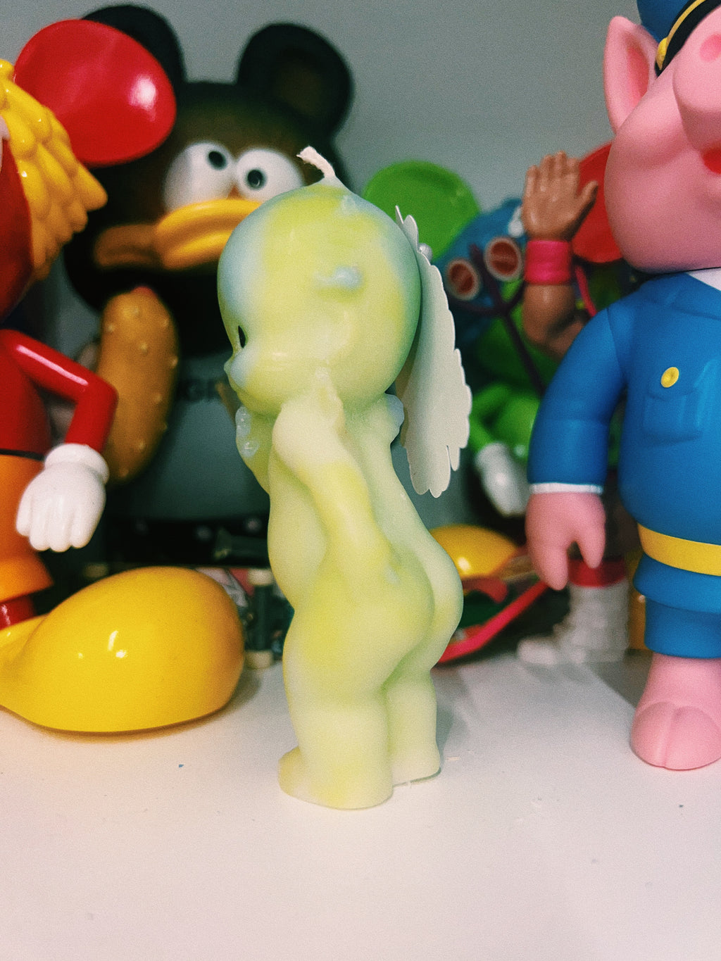 Hopeworld Kewpie Candle [Chartreuse]