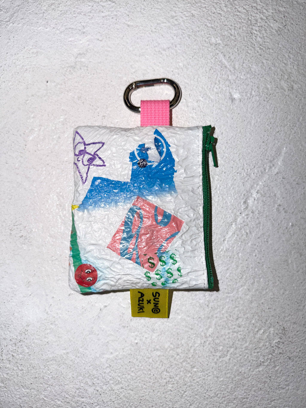 Sun (c) x Azuki zip pouch - small