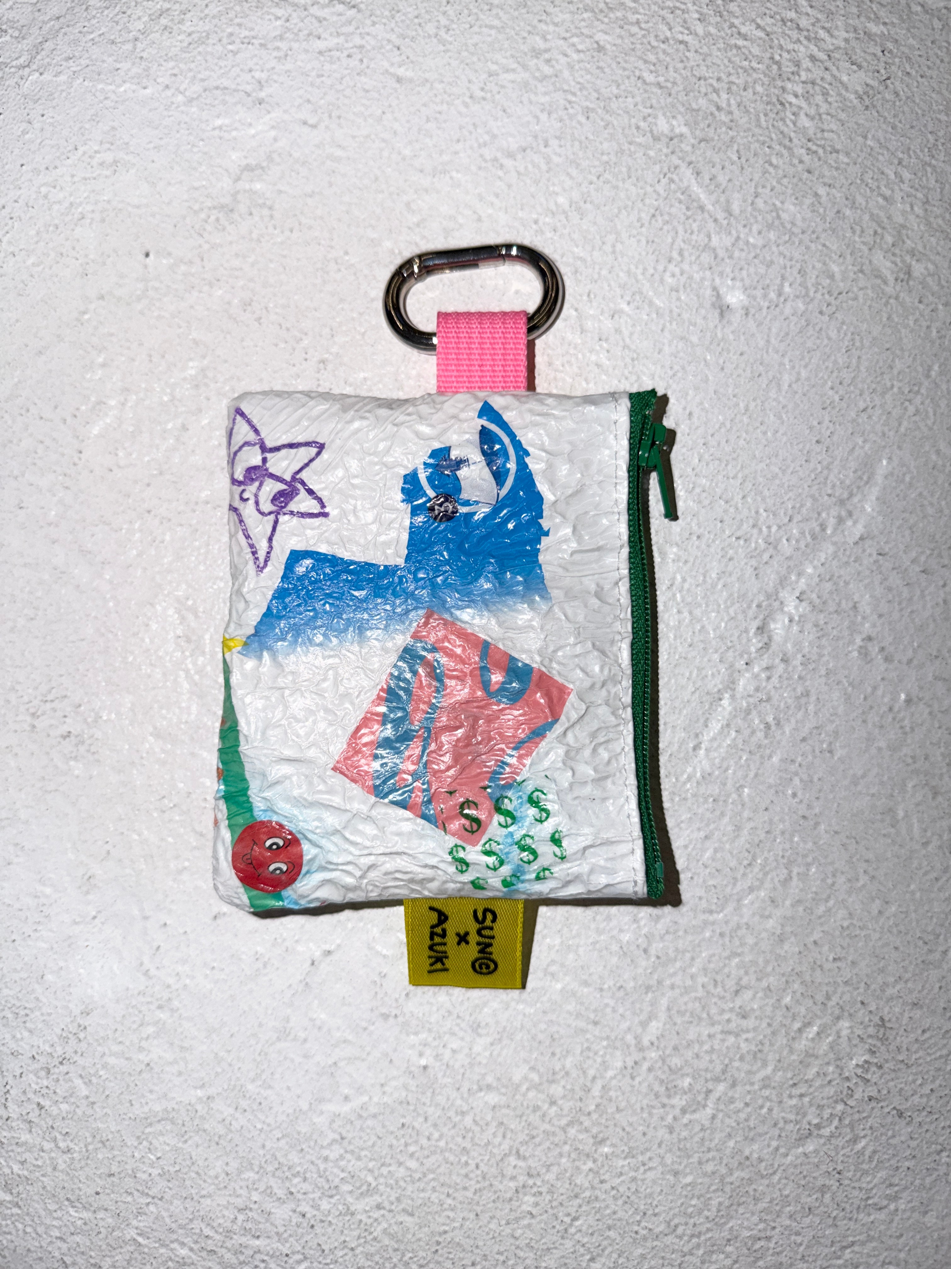 Sun (c) x Azuki zip pouch - small