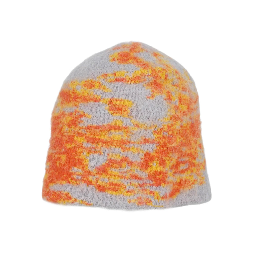 GB MOUTH Pulse "脈" Mohair Knit Beanie [Grey]