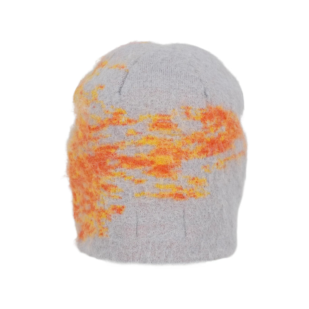 GB MOUTH Pulse "脈" Mohair Knit Beanie [Grey]